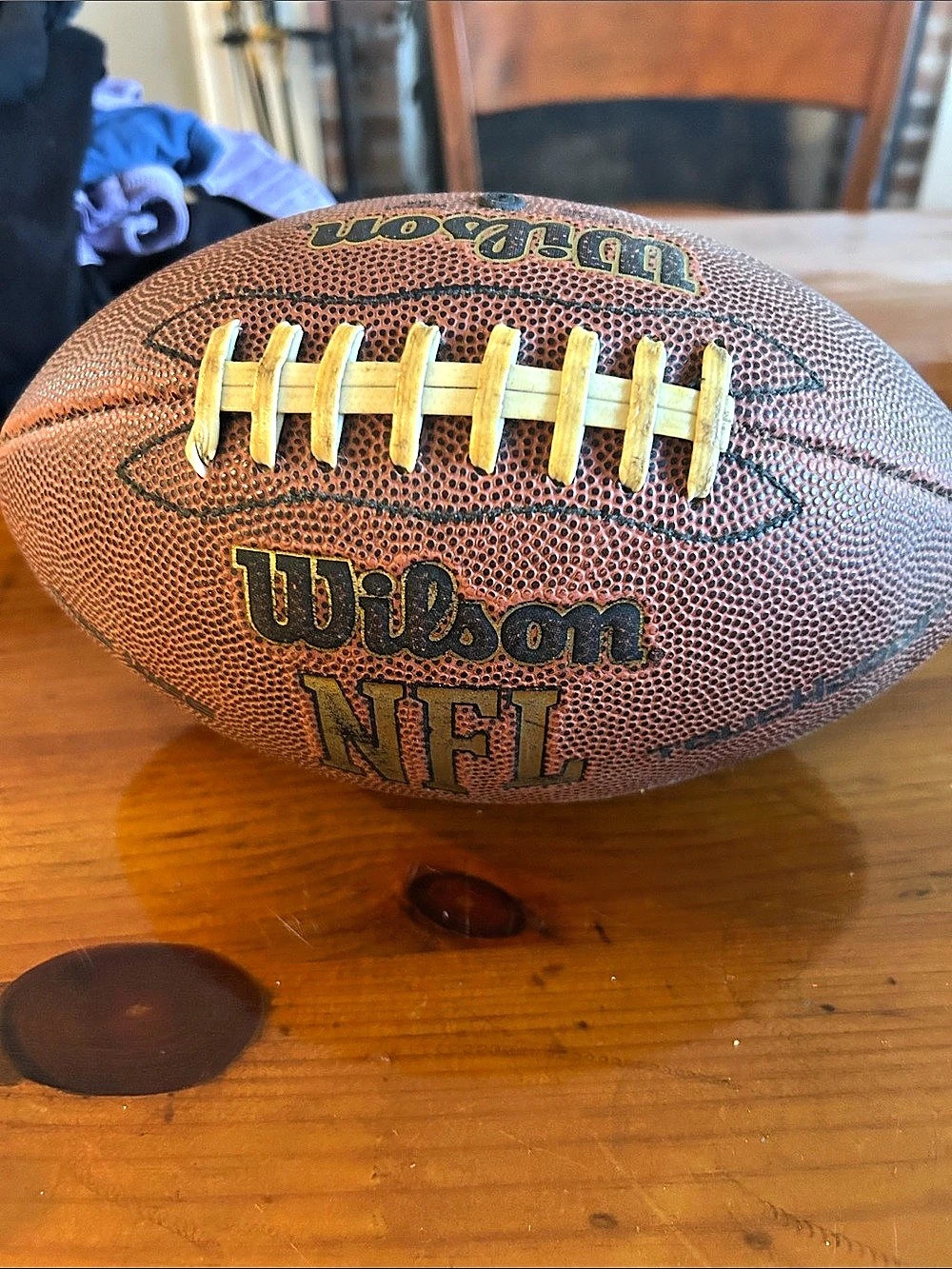 Wilson NFL Official Football Brown Athletic Ball